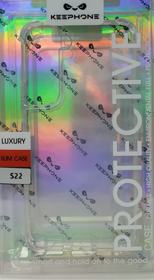 Накладка для Samsung Galaxy S22 Keephone Armor series силикон прозрачный