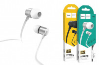 Стереонаушники Hoco M63 с микрофоном серебристые