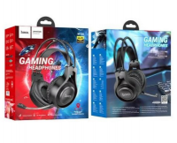 Стереонаушники полноразмерные Hoco W106 Tiger с микрофоном черные