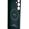 Накладка для Samsung Galaxy S24+ Pitaka Magez Case 4 черно-серая