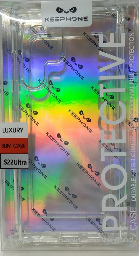 Накладка для Samsung Galaxy S22 Ultra Keephone Armor series силикон прозрачный