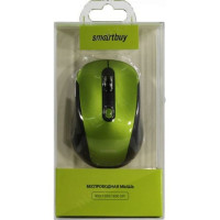 Мышь беспроводная Smartbuy 357AG USB/DPI 800-1200-1600/4 кнопки/2AAA (SBM-357AG-FG) салатовая