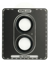Защитное стекло для задней камеры Supglass XC-31 iPhone 16/16 Plus 2pcs черное