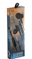 Наушники с микрофоном Faison T91 Pon 1.2м черные
