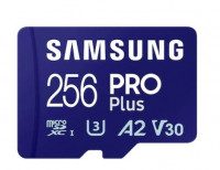 micro SDXC карта памяти Samsung 256GB PRO Plus Class10 UHS-I 180MB/s с адаптером