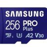 micro SDXC карта памяти Samsung 256GB PRO Plus Class10 UHS-I 180MB/s с адаптером