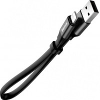 Usb Кабель-зарядка Lightning Baseus 23см (CALMBJ-01) чёрный