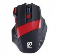 Мышь проводная Perfeo Gear USB/DPI 1200-3200-4800-7200/7 кнопок черно-красная