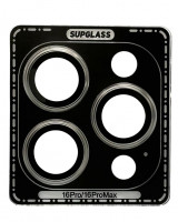 Защитное стекло для задней камеры Supglass XC-31 iPhone 16 Pro/16 Pro Max 3pcs золотое