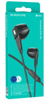 Наушники с микрофоном Borofone BM68 Kelly 1.2м черные