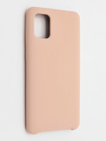 Накладка для Samsung Galaxy A31 Silicone cover пудро