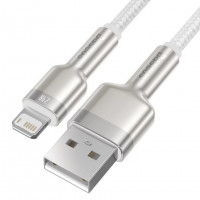Usb Кабель-зарядка Lightning Baseus Cafule 2.4A 1м (CALJK-A02) белый