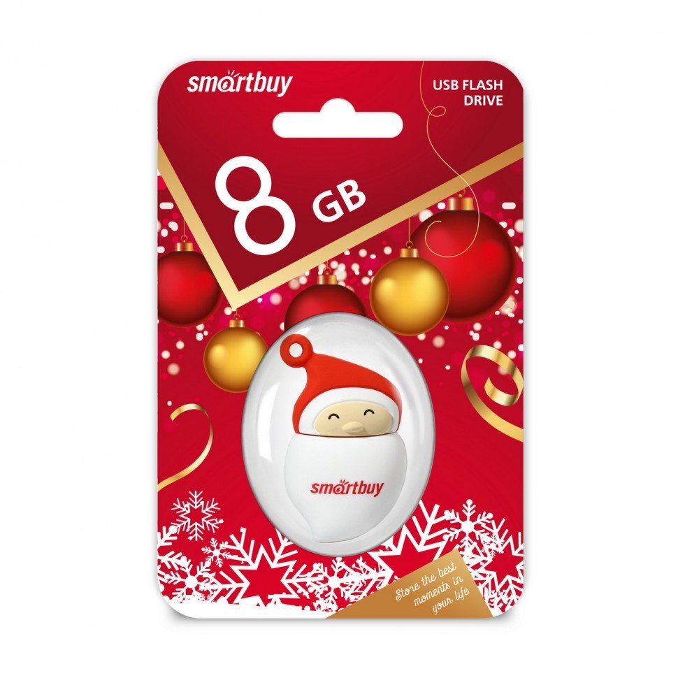 USB флеш накопитель Smartbuy 8GB NY series Санта (SB8GBSantaA)