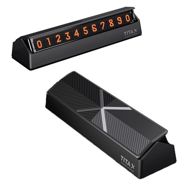 Парковочная карта Xiaomi TITA X Temporary Parking Card черная