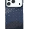Накладка для i-Phone 17 Pro Max Keephone Kevlar Starry MagSnap синий