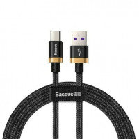 Usb Кабель-зарядка TYPE-C Baseus Purple Gold Red flash charge cable 40W 2м (CATZH-BV1) чёрный