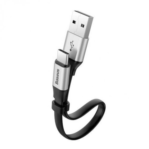 Usb Кабель-зарядка TYPE-C Baseus 23см (CATMBJ-0S) серебристый