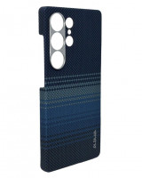 Накладка для Samsung Galaxy S25 Ultra Pitaka Tactile Woven case (Moonrise)