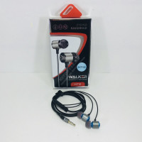 Наушники с микрофоном Walker H710 1.1м металлический синий