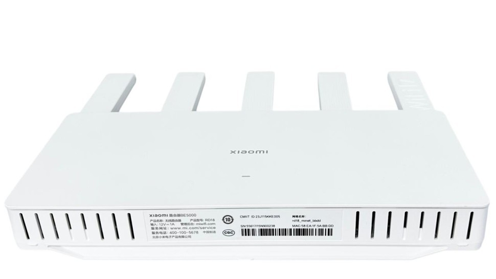 Wi-Fi роутер Xiaomi Router BE5000 белый