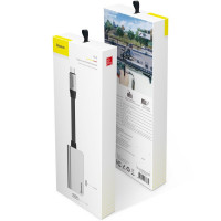 Переходник Baseus Little Box Type-C на HDMI + Type-C мама (CAHUB-E0G)