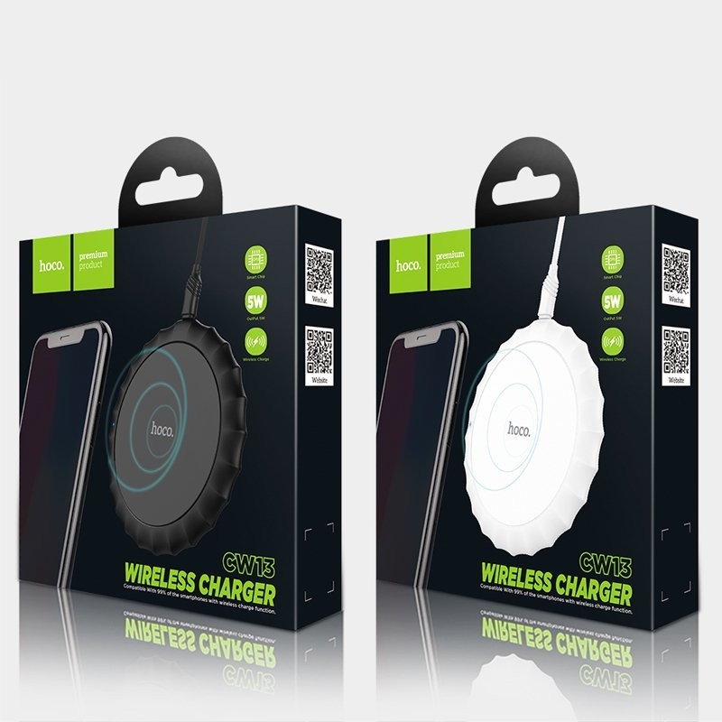 Беспроводное зарядное устройство Hoco CW13 5W черное