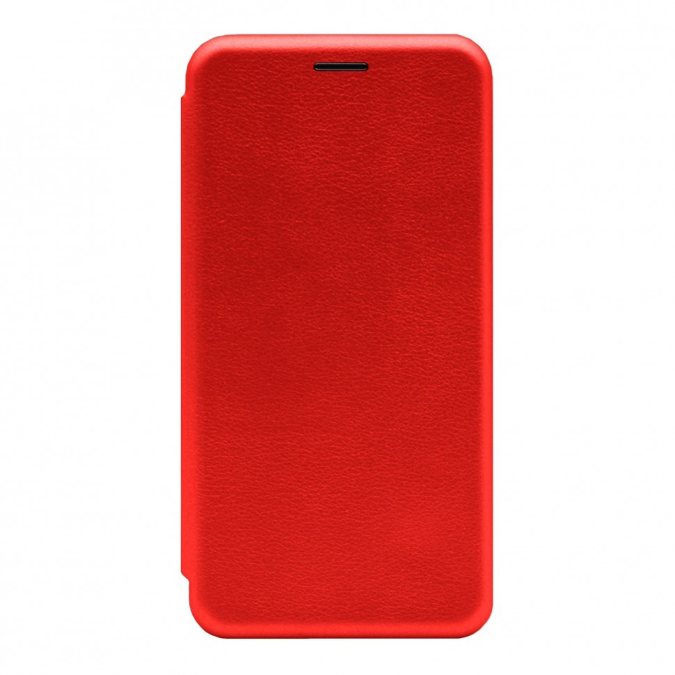 Чехол-книжка Xiaomi Mi 10T Fashion Case кожаная боковая красная