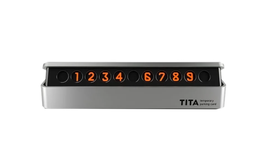 Парковочная карта Xiaomi Bcase TITA Mini Temporary Parking Card черная