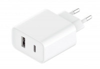 Сетевое зарядное устройство Xiaomi MI 33W Wall Charger 1USB/1USB-C 22.5W (BHR4996GL) белое