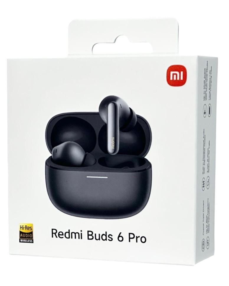 Наушники беспроводные Xiaomi Redmi Buds 6 Pro черные