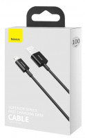 Usb Кабель-зарядка Lightning Baseus Superior 2.4A 2м CALYS-C01 черный