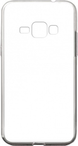 Чехол-накладка силикон 0.5мм Samsung Galaxy J1 (2016) прозрачный