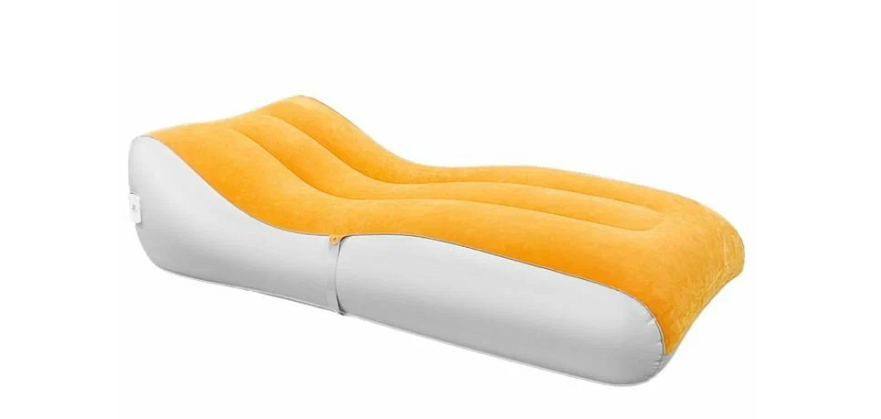 Xiaomi надувной диван Chao Automatic Inflatable Sofa-Bed (YC-CQSF01) бело-желтый