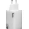 Сетевое зар. устр. Hoco N49 1USB/2C 65W белое