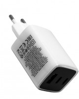 Сетевое зар. устр. Hoco N49 1USB/2C 65W белое