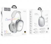 Стереонаушники Bluetooth полноразмерные Hoco W55 серебристые