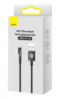 Usb Кабель-зарядка Lightning Baseus MVP 2 Elbow 2.4A 1м CAVP000001 угловой чёрный