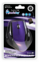 Мышь беспроводная Smartbuy 613AG фиолет/черная (SBM-613AG-PK)/40/