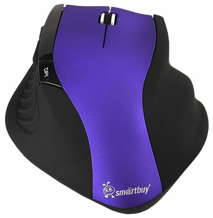 Мышь беспроводная Smartbuy 613AG фиолет/черная (SBM-613AG-PK)/40/