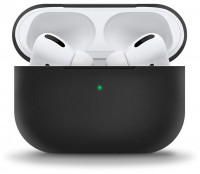 Силиконовый чехол для AirPods Pro чёрный
