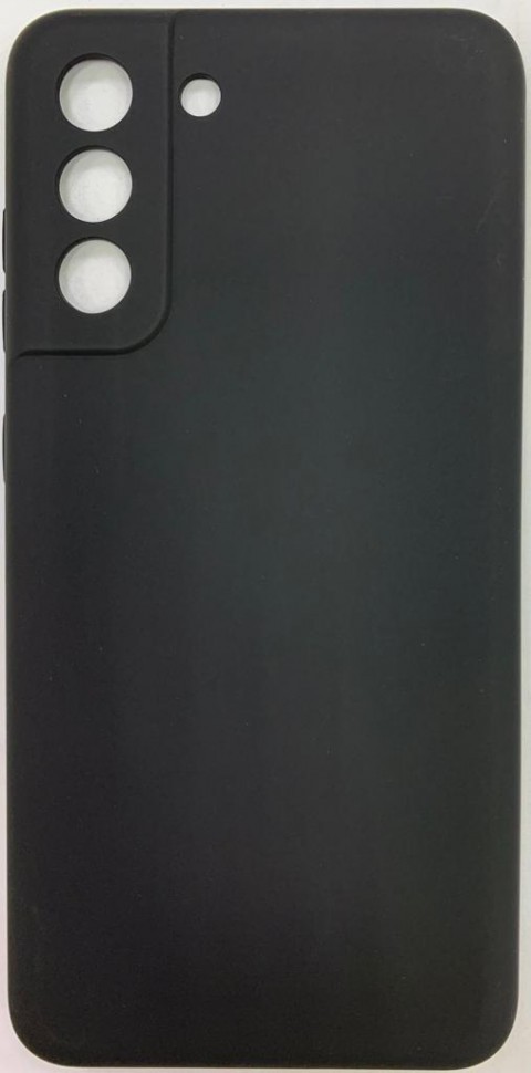 Накладка для Samsung Galaxy S20FE Silicone cover без логотипа черная