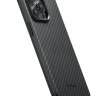 Накладка для i-Phone 15 Pro Max 6.7" Pitaka MagEZ Case Pro 4 1500D черно-серый, кевлар(арамид)