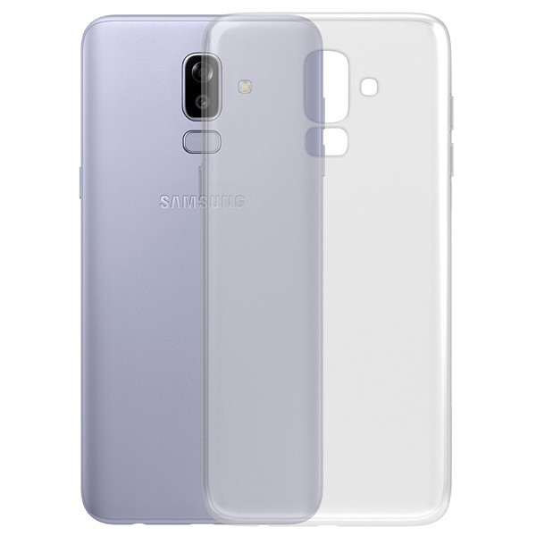 Чехол-накладка силикон 0.5мм Samsung Galaxy J8 (2018) прозрачный