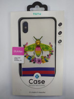 Накладка для i-Phone XS Max TOTU кромка силикон с рисунком