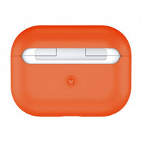 Силиконовый чехол для AirPods Pro персиковый