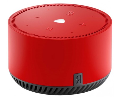 Умная колонка Яндекс Станция Лайт BT5.0/Wi-Fi/5Вт красная
