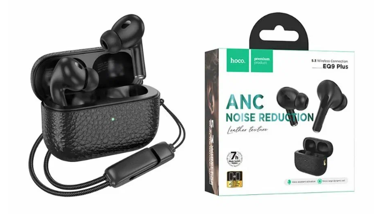 Беспроводные наушники TWS Hoco EQ9 Plus ANC черные