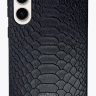 Накладка для Samsung Galaxy S24 Plus Santa Barbara под кожу чёрная