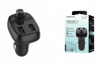 Автомобильное заряд. устр. Borofone BC16 + FM-трансмиттер черное