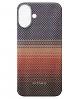 Накладка для i-Phone 16 6.1&quot; Pitaka Tactile Woven case (Sunset)